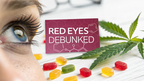 do edibles make eyes red: myths vs science