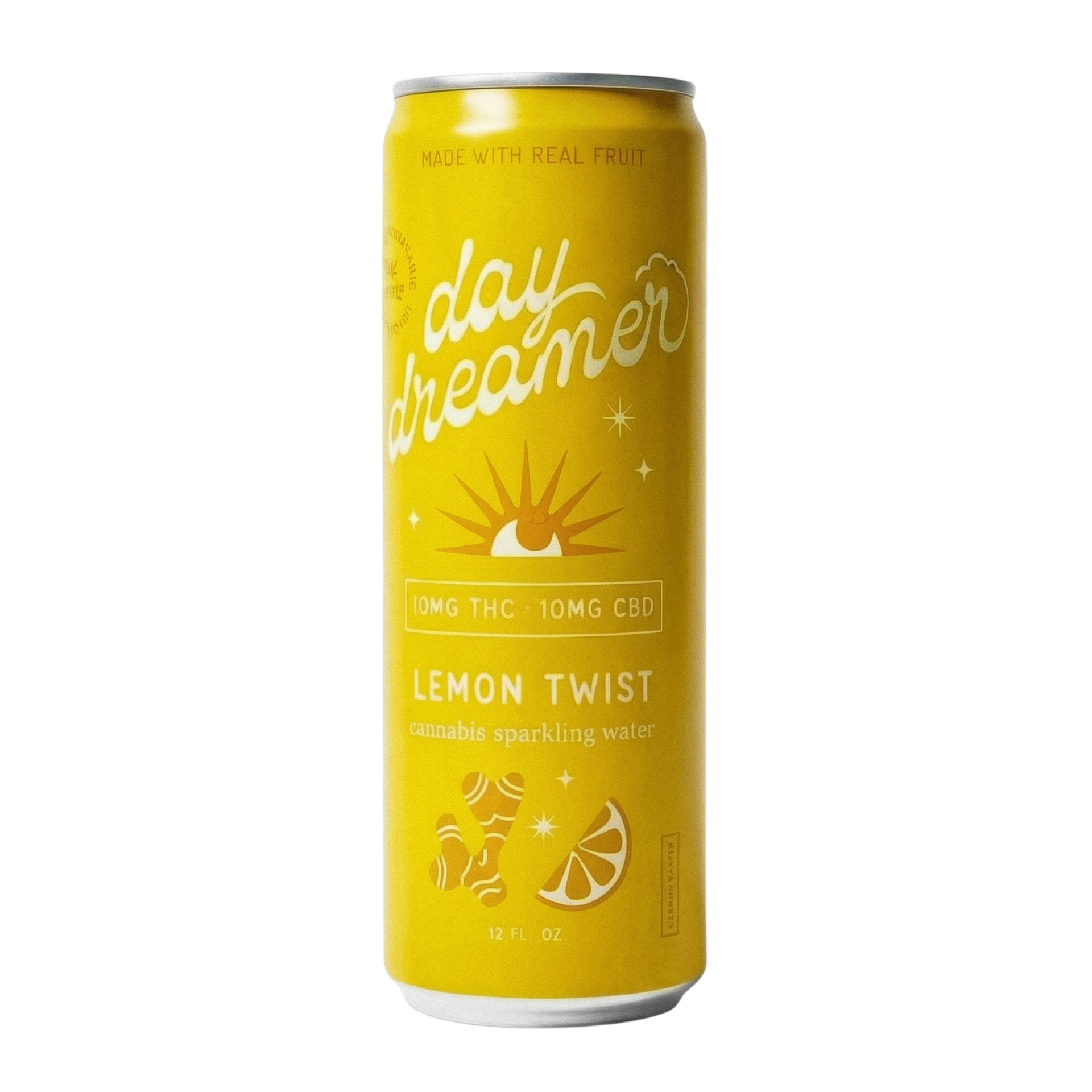 Lemon Twist | Cannabis Infused Sparkling Water | 10mg THC | 10mg