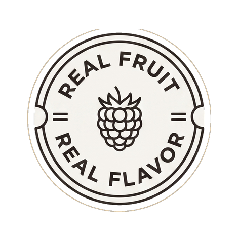 Real fruit, real flavor