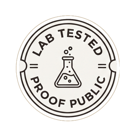 Lab tested, proof public
