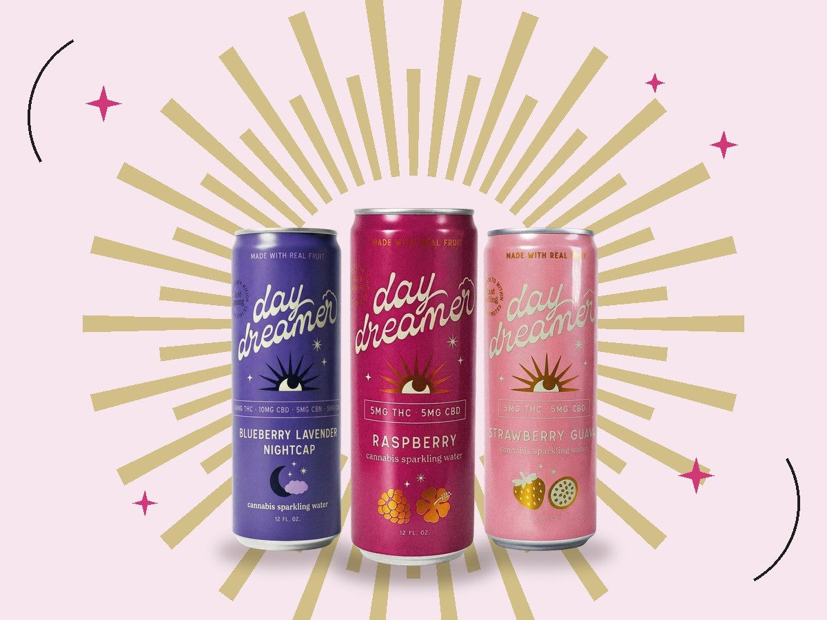 Day Dreamer cans and margaritas at golden hour